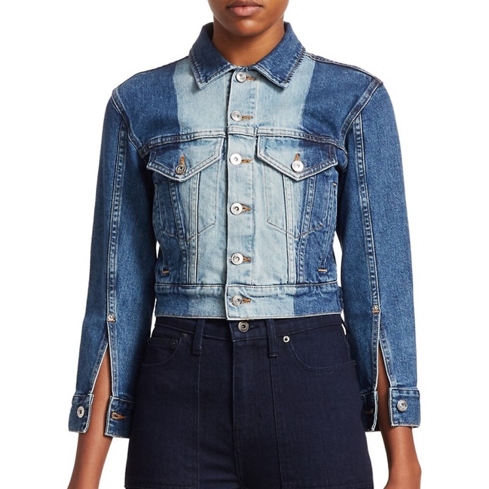 Proenza Schouler White Label
Two-Tone Denim Jacket
